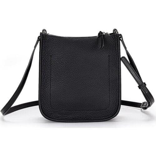 COMFORSKIN Genuine Leather Womens Bucket Bag High-end Mobile Phone Bag All-match Messenger Bag For Female New Arrival Small Bag