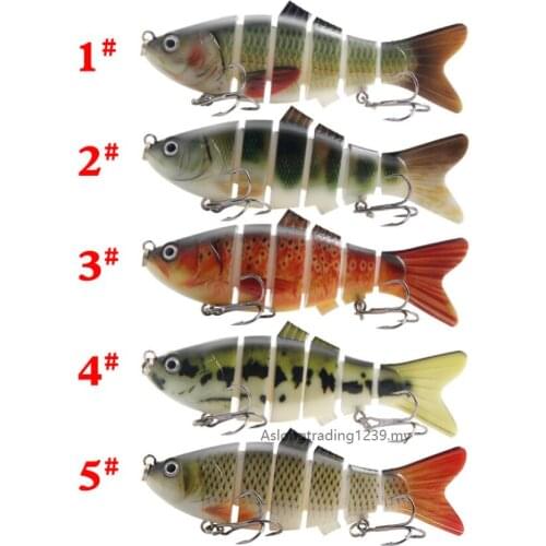 10cm 20g Sink Shad Wobbler Fishing Lures Multi Jointed Swimbait Lure Hard Segmented Bait Pike Bass Gewang Musky Fishing Tackle