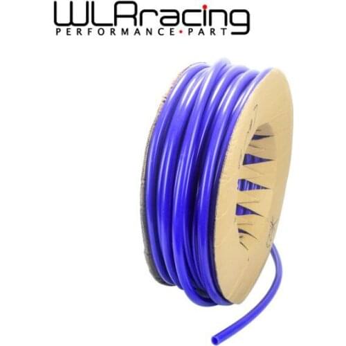 WLR - Universal Style 50M Super Vacuum Silicone Hose-ID: 4mm OD:8MM-Blue ,100% Silicone Material