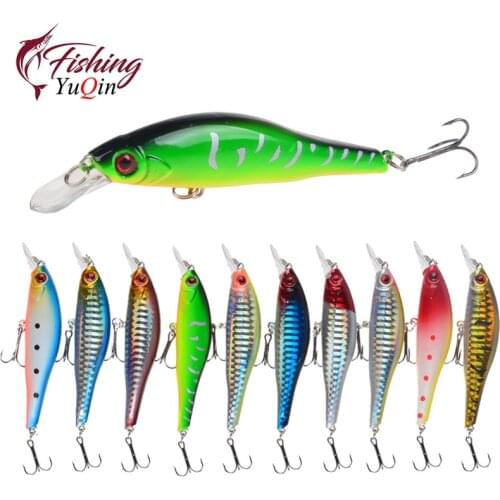 1pcs Fishing Lure 9.5cm/11.5g Minnow Crankbait Wobblers 3D Eyes Perch Artificial Bait Pike Carp Bait Swim Bait Fishing Pesca