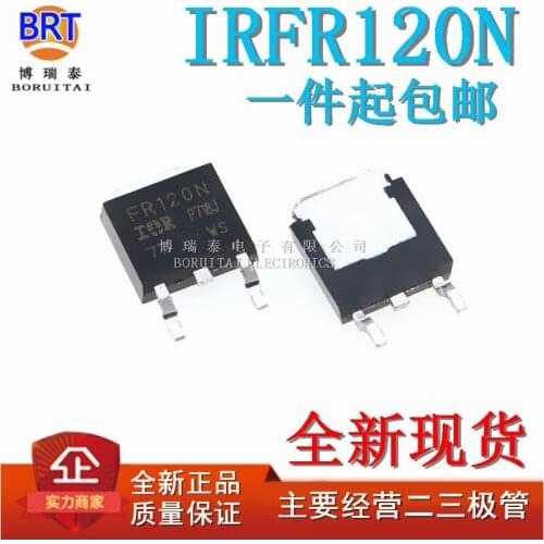 10pcs/lot New Spot Irfr120ntrpbf to-252-3 N Channel 100v9.4a MOSFETs