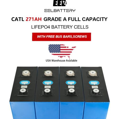 4pcs Grade A BYD 3.2V 102Ah Lifepo4 Cells DIY Deep Cycle Rechargeable Battery Pack Power Storage for EV RV Solar,Marine