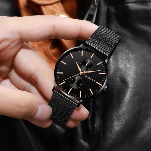 Mens watch 2019 new fashion quartz watch Quartz Date Watches Luxury Brand Stainless Steel Strap Mens Wrist Watch naviforce