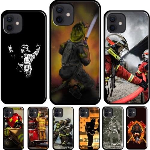 Fireman Firefighter Soft Phone Case For iPhone 12 11 Pro Max 5S 6S 7 8 Plus SE 2020 XR X XS Max Back Cover