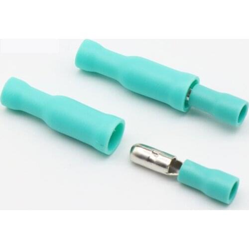 Hot 50 X Green Male Female Bullet Connector Crimp Terminals Wiring