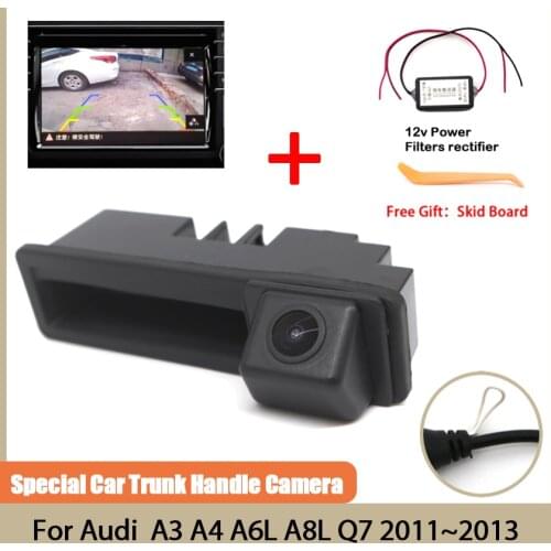 Wireless Rear view Camera CCD Full HD Night Vision Waterproof high quality Back up Reverse Camera For Audi Q7 2011 2012 2013