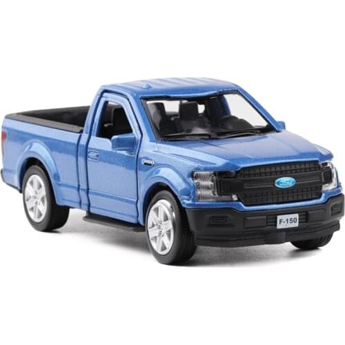 High Simulation Diecasts Toy Vehicle Car 1:36 Ford F150 Raptor Pickup Truck Alloy Diecast SUV Model Pull Back Car Kids Toys