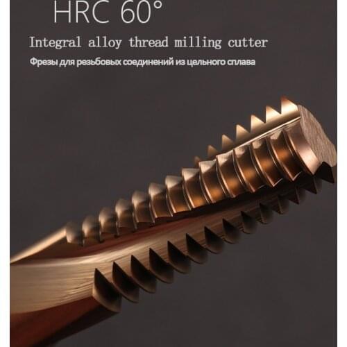 CNC Carbide Thread Milling Cutter M3 M4 M5 M6 M8 Machine end Mill Cutters M10 M12 M14 16 Stainless steel Copper Engraving Tools