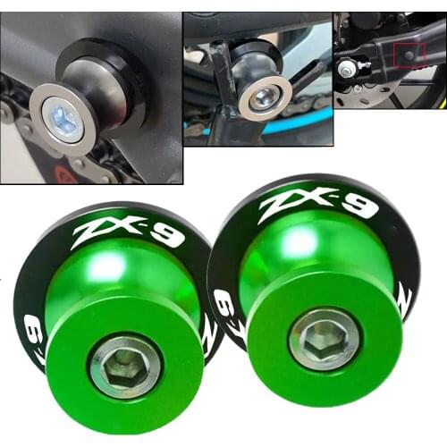 For KAWASAKI ZX9 ZX-9 1998 1999-2003 2002 2001 2000 Motorcycle Accessories Swingarm Spools Slider Stand Screws Slider Protector