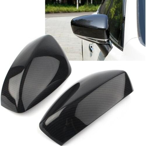 Car Door Rear View Side Mirror Cover Trim For Mazda 6 Atenza 2018 For Mazda 3 Axela 2017 ABS Plastic Carbon Fabric Styling 2PCS