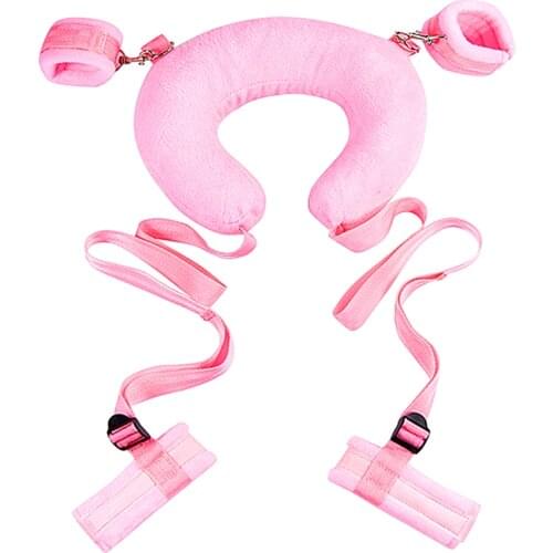 Sex Neck Pillow Handcuffs Ankle Cuffs Set BDSM Bondage Sex Toys For Couples Erotic Restraints Belt Role Play Harness Adult Game