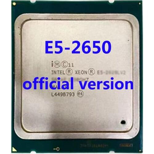 E5-2665 Official Verasion CPU Intel Xeon rocessor 2.4Ghz 8-Core 20M TPD 115W FCLGA2011 For X79 Motherboard