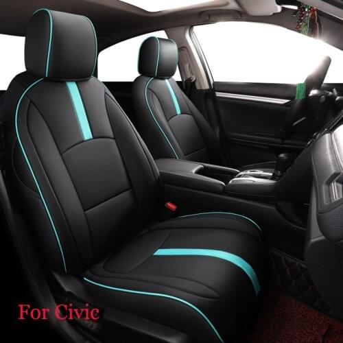 Original Car model Custom Fit Honda Civic 2016 2017 auto seat cushion protect interior parts The back pillows can be removed