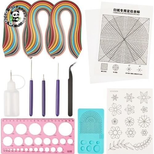 Pandahall 1 Set DIY Tools Paper Quilling Tools for Jewelry Tools DIY Accessories Mixed Color 205x145x0.5mm