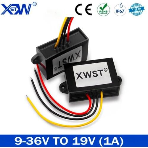 XWST 9-36V 12V 24V 36V to 19V 1A Power Supply Converter Voltage Regulator Boost Buck DC DC Voltage Stabilizer For Car CE RoSH
