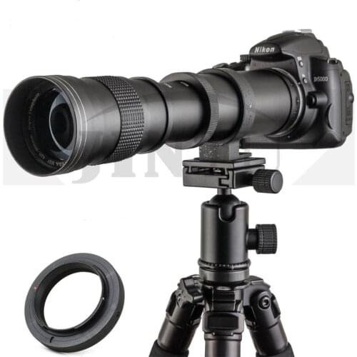 JINTU 420-800mm f/8.3 Manual Telephoto Lens for Fuji film X-Mount X-A5 X-A20 X-A10 X-A3 X-A2 X-A1 X-T2 X-E3 X-E2S X-E2 Camera