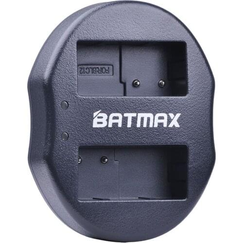 Batmax 1Pc DMW-BLC12 DMW-BLC12E BLC12 Dual USB Charger for Panasonic Lumix FZ1000 FZ200 FZ300 G5 G6 DMC-GX8 GH2 G7 FX8 FX9 FX10