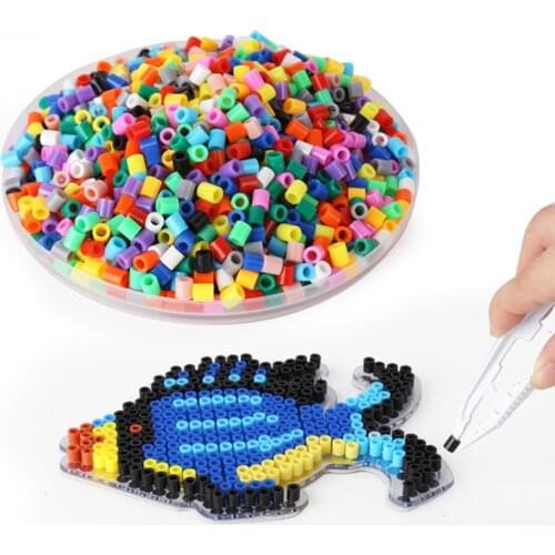 1000 pcs/Bag Mixed Colors 5mm Hama Beads Puzzles Beads KID FUN.Diy Intelligence Educational Toys Puzzles