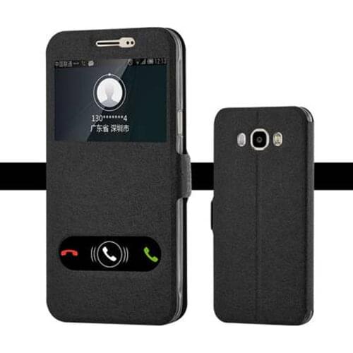 Open window For Samsung Galaxy J7 J7108 J7109 J7 2016 Phone Case cover TPU flip case For Samsung J7 J710X J76 case back cover