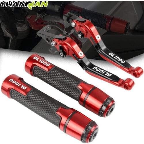CNC Motorcycle Brake Clutch Levers Handlebar Grips For suzuki VStrom 1000 DL1000 DL 1000 2002 2003 2004 2005-2016 V-Strom DL1000