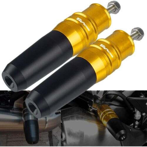 FOR SUZUKI SV650 SV 650 1999-2016 Motorcycle Accessories CNC Aluminum Exhaust Sliders Crash Protector SV650X SV650S 2018 2019