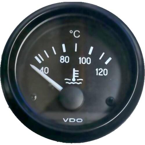 Water Temperature Meter VDO 310030012 VDO 12V White Pointer Waterproof and Dustproof Generator Parts for Construction Machinery