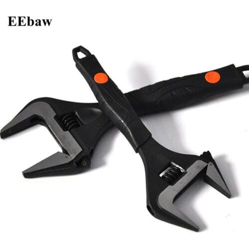 Opening Adjustable Wrench 6-12 inch,Bathroom Maintenance Wrench,Repair Air Conditioning Torque Wrench Mutil Hand Tool