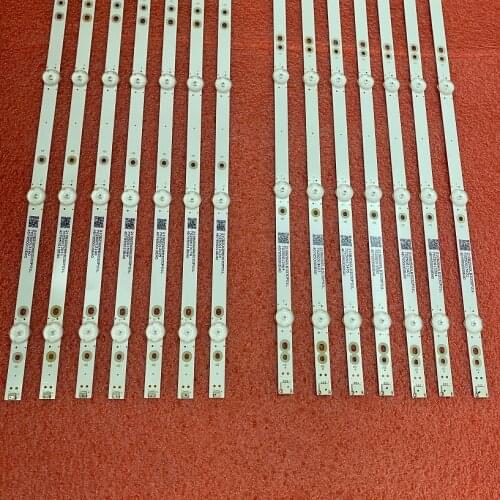 Kit 14pcs LED Backlight strip for 65PUS6523 65PUS6162/12 65PUS6262 65PUS6412 65PUS6703 65PUS6753 65PUS7303 65PUS6503 65PUS6723