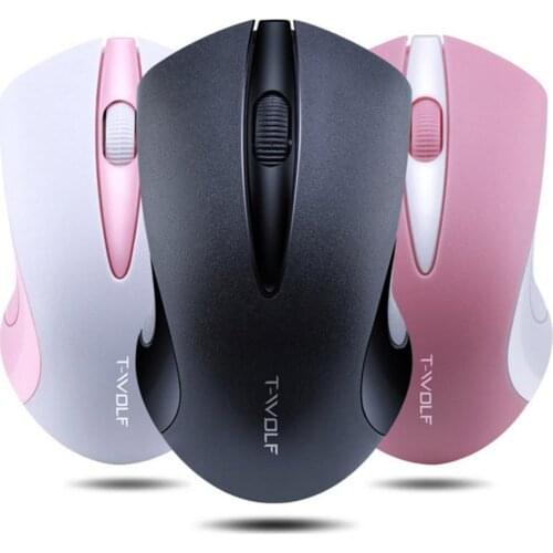 Q2 Symmetric Ergonomic Design USB 1200DPI Optical Power Saving Mini 2.4G Wireless Mouse for Laptop Computer PC