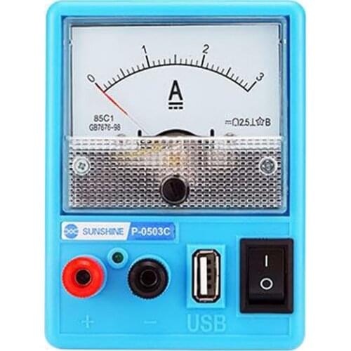 Mobile Phone Measuring Maintenance Ammeter 5V 3A Simple Mini DC Stable Power Supply Short Circuit Automatic Protection Portable