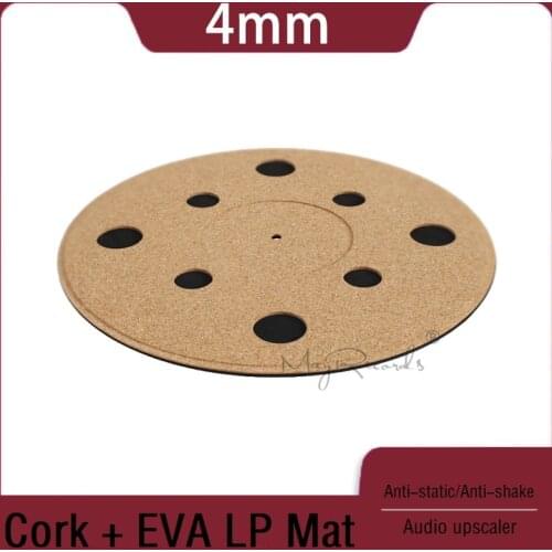 New style Anti-static Cork Turntable Slipmat With EVA Slip Mat For Vinyl Record Player