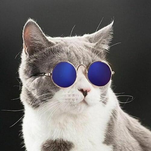 Pet cat dog multicolor optional fashion glasses pet protective glasses sunglasses pet new year Christmas decoration