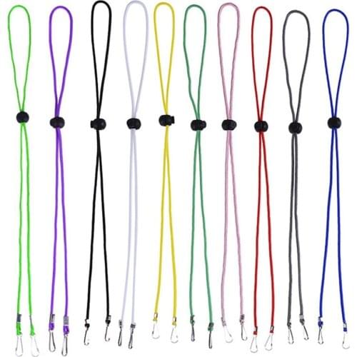 Adjustable Face Mask Lanyard Strap Holder Mask Hanging Rope Mask Holder Adjustable Traceless Ear Hanging Rope