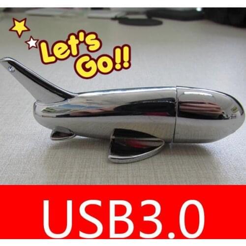 Pen Drive 32GB 64GB Metal Creativo Usb 3.0 Flash Drive Plane Pendrive 1TB 2TB Pendrives Memory Card USB Stick Disk On Key Gift