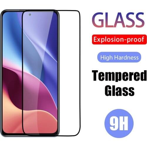 Full Cover Protective Glass For Xiaomi Mi 11 Poco F3 M3 C3 X3 F2 M2 Pro Screen Glass For Redmi Note 10 9 Pro Max 10S 9S 9T 9C