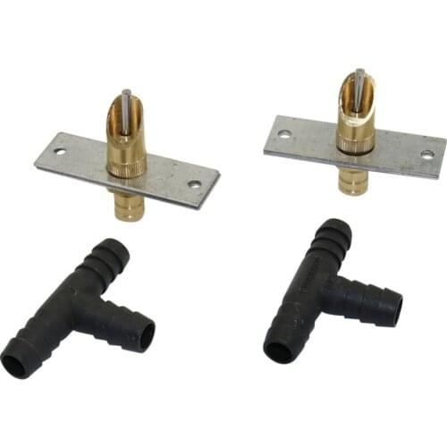 20 Sets Rabbit Drinker Mink Fox Nipple drinker Raccoon Fixtures Cage Accessories Easy Installation