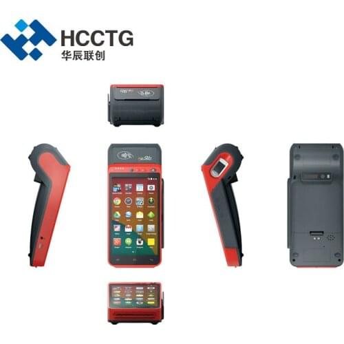 4G/Wifi/Bluetooth MSR & IC & NFC & 2D Scanner Android POS Terminal Printer Z100 with PCI EMV