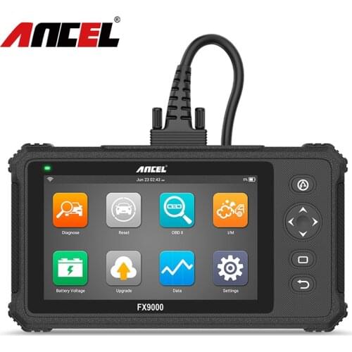 Ancel FX9000 OBD2 Professional Diagnostics Tool Full System OBDII Automatic Scanner Muti-Languge ABS DPF SRS Engine Functio