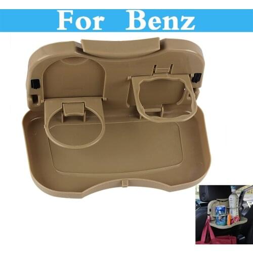 Car Cup Drink Holder Folding Table Debris Rack Auto Seat Shelf For Benz A Amg B E C S Glass Cla Gla Cls Gle Glc C63s A45
