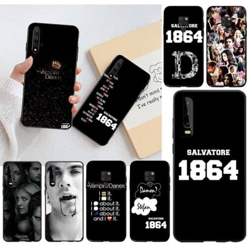 HUAGETOP The Vampire Diaries Stefan Damon Salvatore Phone Case for Huawei P40 P30 P20 lite Pro Mate 30 20 Pro P Smart 2019 prime
