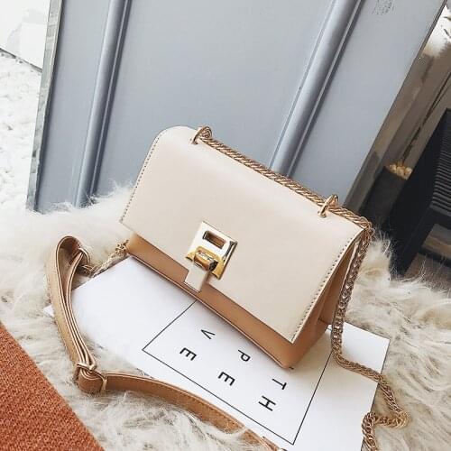 Diagonal Womens Bag 2021 New Womens Bag PU Leather Shoulder Bag Personality Women Bag Fashion Small Square Bag