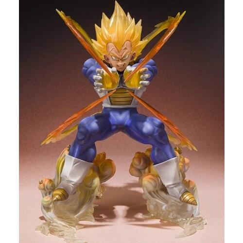 Dragon Ball Z Vegeta Final Flash Zero PVC Action Figures 150mm Super Saiyan Toy Dragon Ball Super Anime Figurine