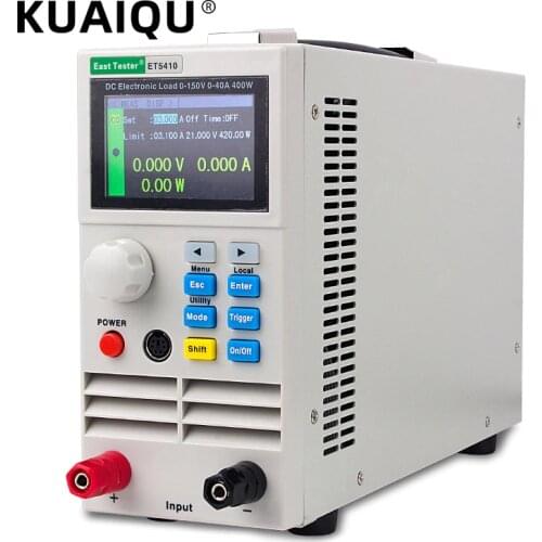 Dc Electrical Load ET5410 Professional Programmable Digital Control DC Load Electronic Battery Tester Load 150V 40A 400W Load