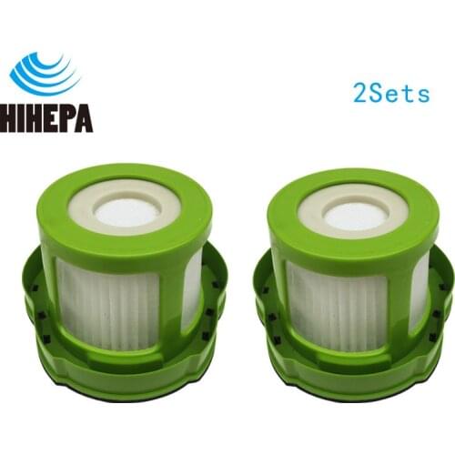 2 Sets HEPA Filter & Mesh Frame Filter for Bissell Pet Hair Eraser handheld Cordless Pet 1782 Vacuum Cleaner Parts # 1608653