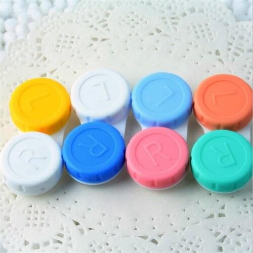 5Pcs Glasses Cosmetic Contact Lenses Box Contact Lens Case for Eyes travel Kit Holder Container Travel Accessories Wholesale