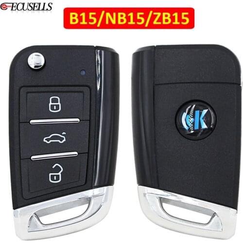 KEYDIY 3 Button B NB ZB Series B15 NB15 ZB15 Universal KD Remote Car Key MQB Style for KD900 KD900+ URG200 KD-X2 Mini KD