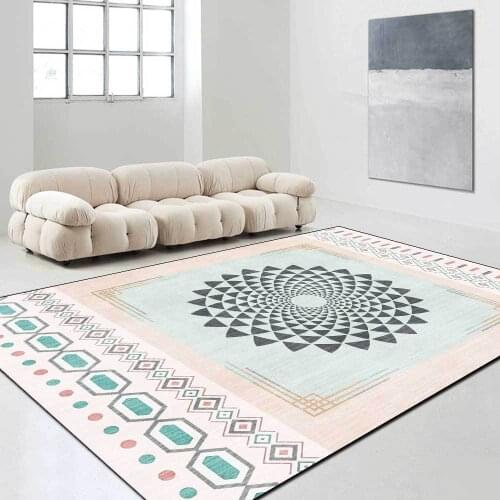 European Court Style 3D Printing Rugs High Quality Home Parlor Sofa Coffee Table Floor Mat Modern Decor Carpets for Living Room