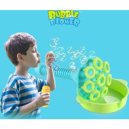 Summer Funny Magic Bubble Blower Bubble Maker Gun Horn Bubble Machine Kids Outdoor Toys Interactive Blowing Bubbles Toys
