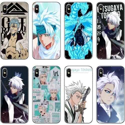 Bleach Hitsugaya anime Soft Cover Case For Samsung Galaxy M30 A70 A60 A50 A40 A30 A10 A9 A8 A6 J8 J4 J6 Prime Plus 2018