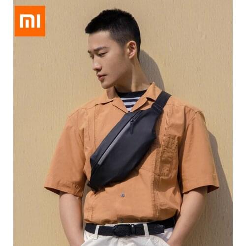 Original Xiaomi Mi Multifunction Sport Leisure Chest Bag Large Capacity Travel Bag Waterproof Crossbody Bag Women Men Waist Bag